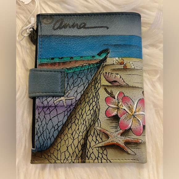 Anna by Anuschka Genuine Leather Wallet - Picture 1 of 5